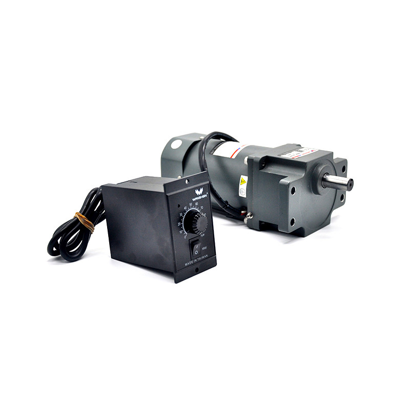 110/220/380V AC DC 극소 환원제 소형 기어 들 모우터 6~250w 1/3은 브레이크 팬과 함께 단계적으로 시행합니다